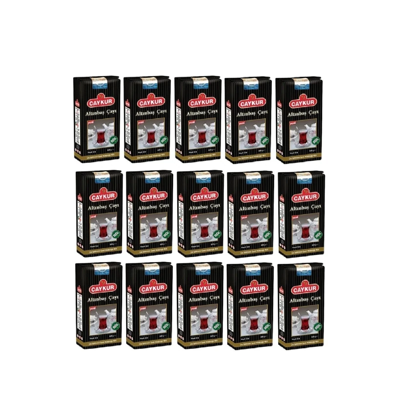 چای چایکور آلتین‌باش کلاسیک سیاه بسته 15 عددی 500 گرم