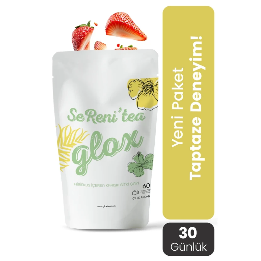 دمنوش توت‌فرنگی و هیبیسکوس سرنی کمک به متابولیسم