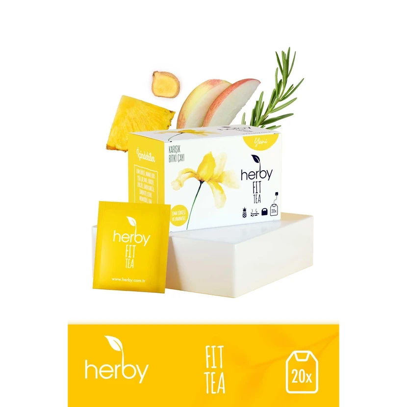 دمنوش فرم هربی با سیب سرکه سیب و آناناس 20 عددی