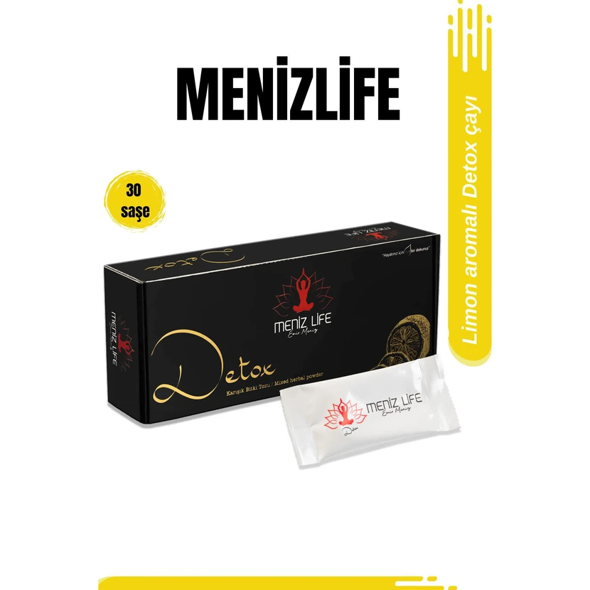 چای دتاکس گیاهی لیمویی منیزلایف 30 روزه