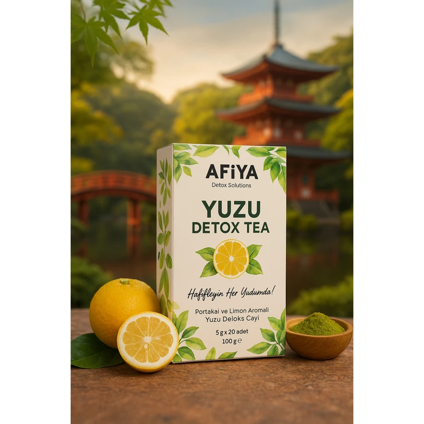 چای دتوکس آفییا ماچا و یوزو 20 عددی 100 گرم