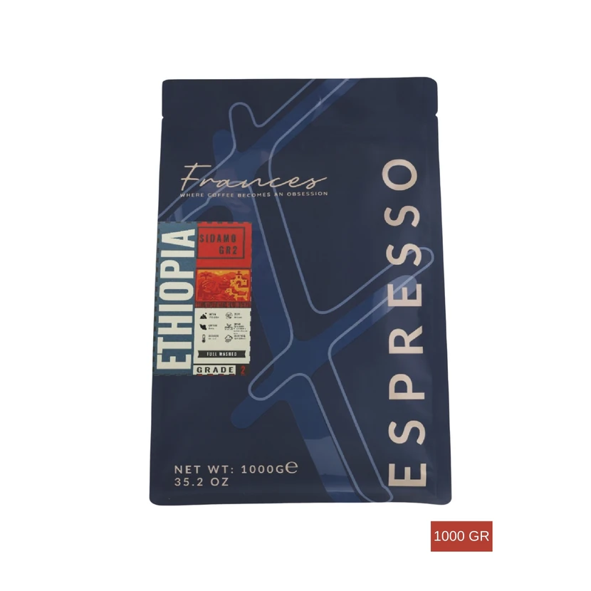دان قهوه فرانچس صددرصد عربیکا اتیوپی رست تیره 1000 گرم