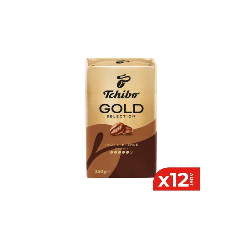 قهوه آسیاب‌شده چیبو انتخاب طلایی فیلتر 250 گرم بسته 12 عددی