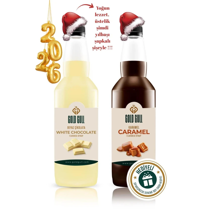 شربت میوه قهوه با طعم شکلات سفید و کارامل گلد گل 2×700 میلی‌لیتر