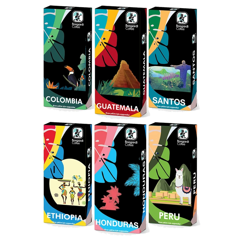 کپسول قهوه مدل میکس بونگاردی ۶۰ عددی مناسب نسپرسو