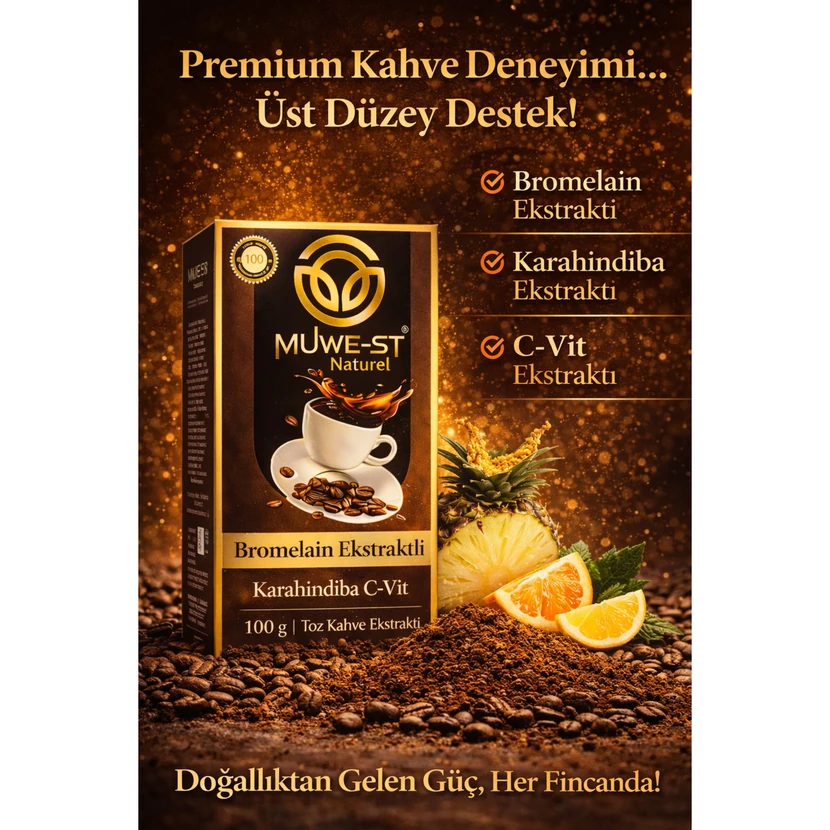 مووست نیچرال قهوه با بروملاین، قاصدک و ویتامین سی ۱ بسته ۱۰۰ گرمی