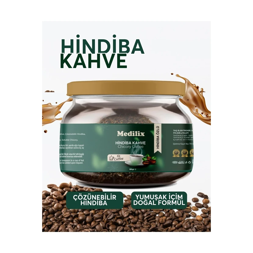 قهوه کاسنی دتوکس مدی‌لیکس ۱ بسته ۱۵۰ گرمی (یک ماهه)