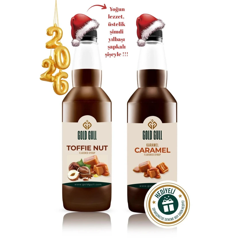 شربت قهوه توفی‌نات کارامل گلد گال ۲ بسته ۷۰۰ میلی‌لیتری