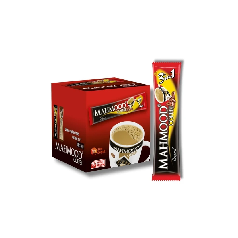قهوه فوری ۳ در ۱ محمود ۴۸ ساشه ۱۸ گرمی