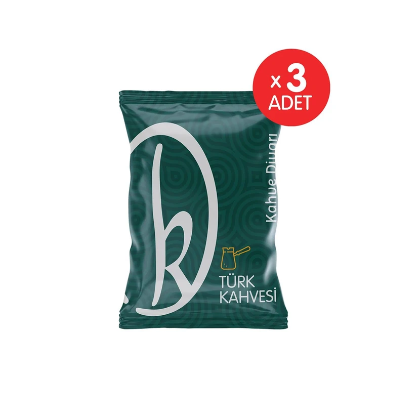 قهوه ترک دیاری ۳ بسته ۱۰۰ گرمی