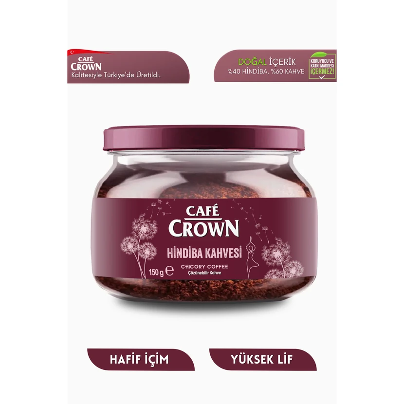 قهوه کاسنی کافه کراون ۱ بسته ۱۵۰ گرمی