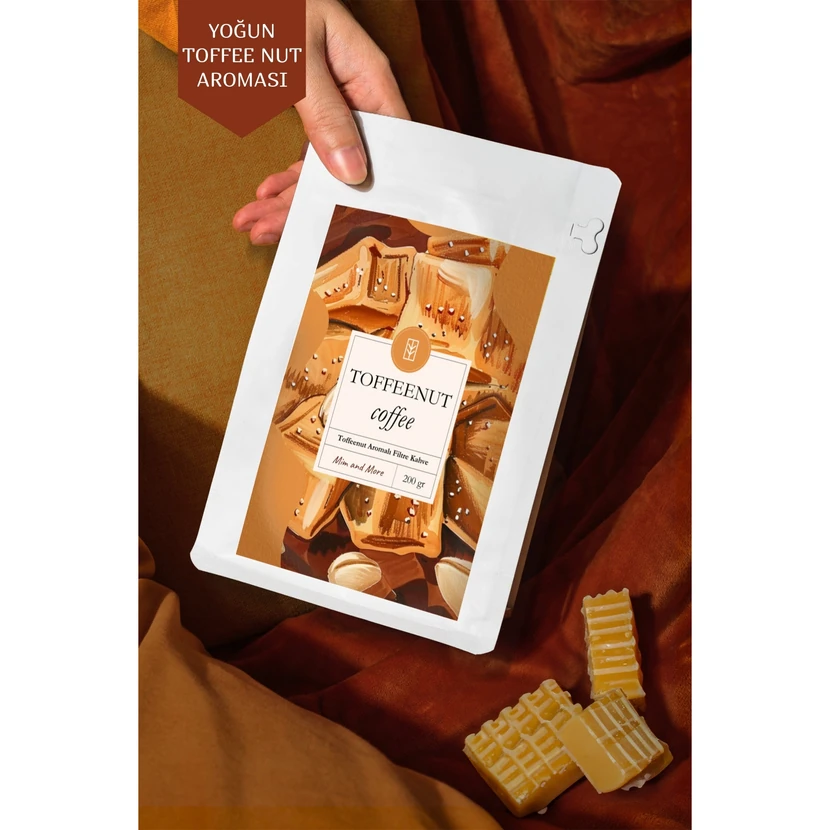 قهوه فیلتر با طعم تافی و مغز میم اند مور ۱ بسته ۲۰۰ گرمی