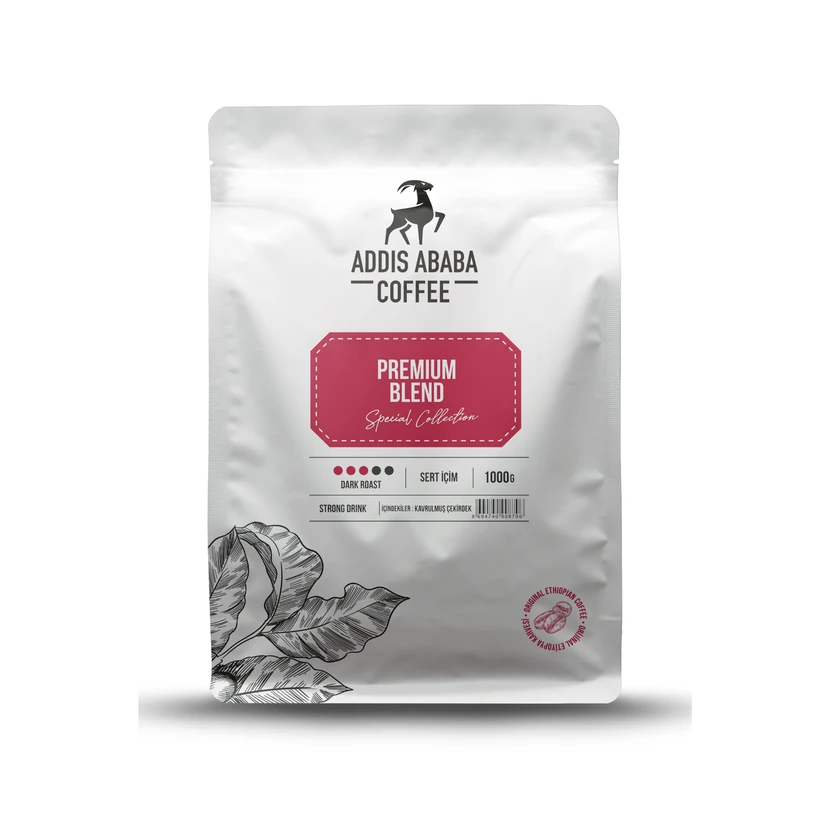 قهوه اسپرسو پرمیوم آدیس آبابا ۱ بسته ۱۰۰۰ گرمی