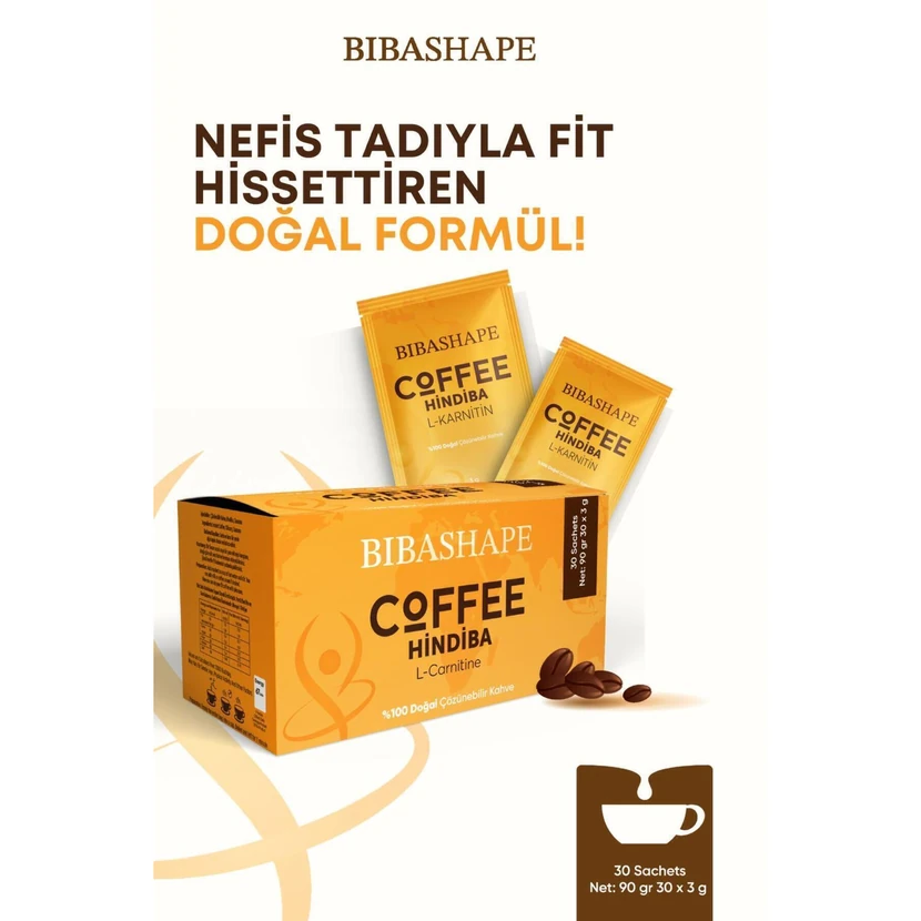 قهوه هندیبا ال‌کارنیتین بیباشِیپ ۳۰ ساشه ۳ گرمی