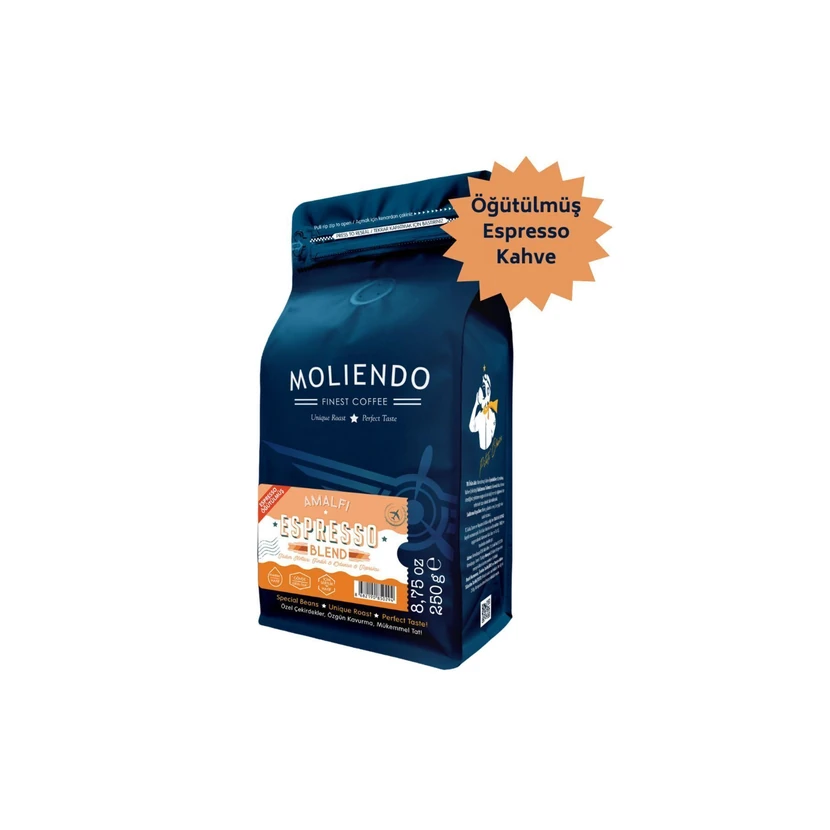 قهوه اسپرسو آمالفی (آسیاب‌شده) ۱ بسته ۲۵۰ گرمی