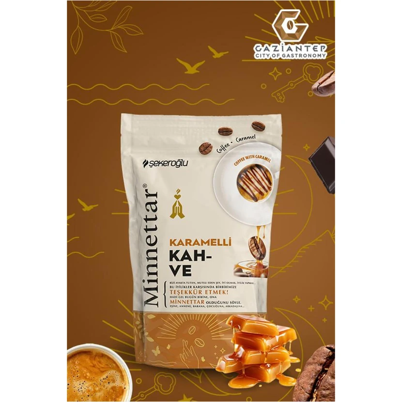 قهوه کاراملی مینِتّار شکر اوغلو ۱ بسته ۱۰۰ گرمی