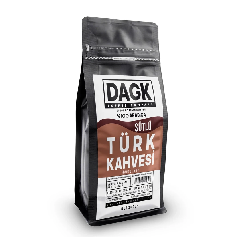 قهوه ترک شیری داگک ۱ بسته ۲۰۰ گرمی