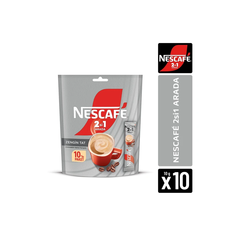 نسکافه دو در یک فوری نسکافه ۱۰ بسته ۱۰ گرمی