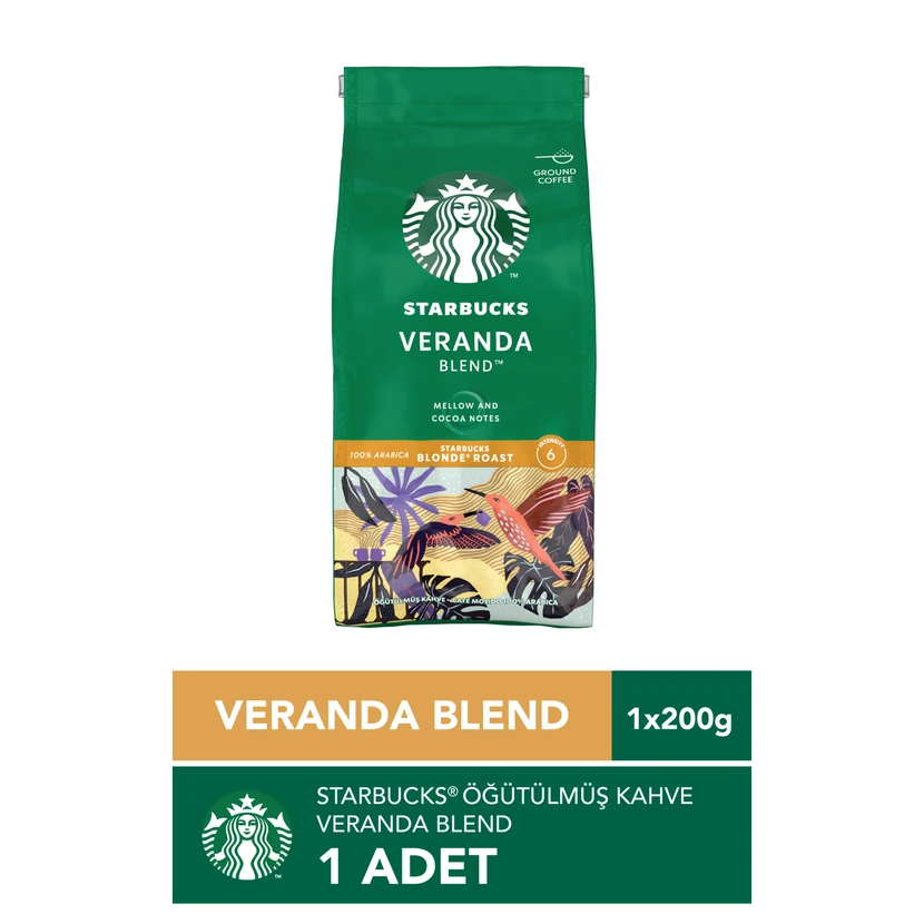 قهوه استارباکس ورباندا استارباکس ۱ بسته ۲۰۰ گرمی