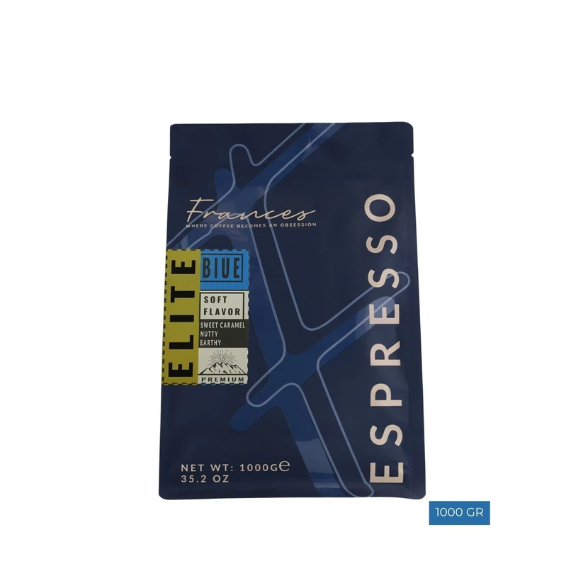 قهوه ۱۰۰٪ عربیکا الیت بلو اسپرسو فرانچس ۱ بسته ۱۰۰۰ گرمی