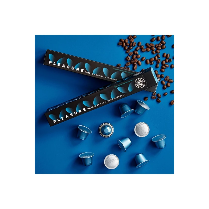 کپسول قهوه فندق‌دار کافه دنیاسی ۱۰ عددی (سازگار با نسپرسو)