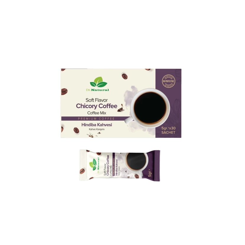 قهوه کاسنی دتوکس رژیمی با گوارانا دکتر نیچرال ۳۰ ساشه ۵ گرمی