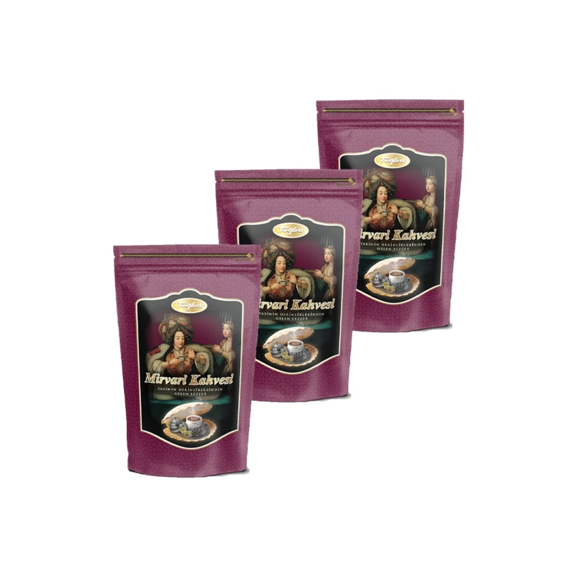 قهوه میرواری توگبا ۳ عدد بسته ۲۲۰ گرمی