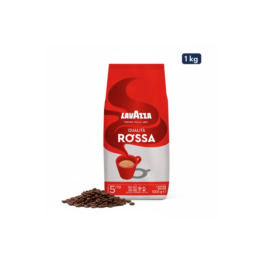 قهوه دانه‌ای کوالیتا روسا لاوازا بسته ۱۰۰۰ گرمی