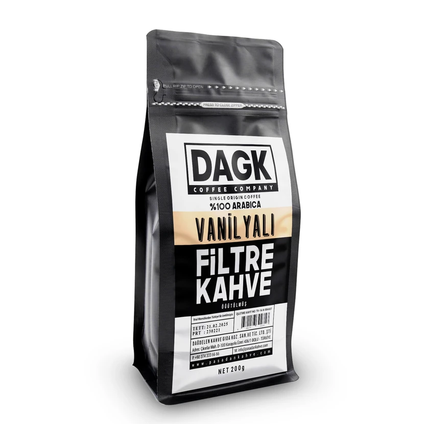 قهوه فیلتر وانیلی آسیاب‌شده 200 گرم