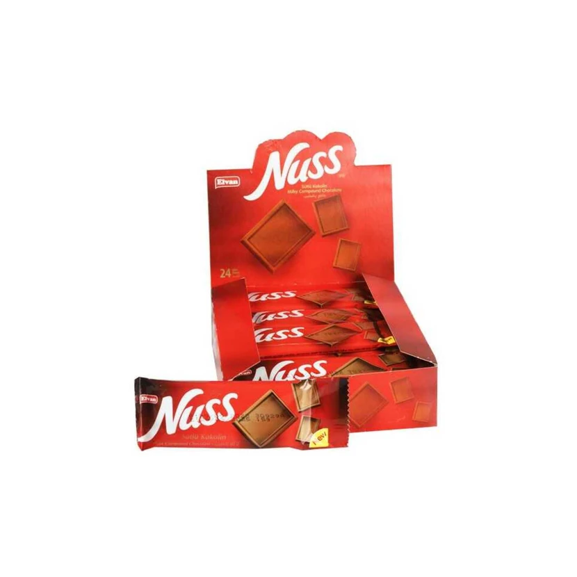 شکلات تبلتی نوس الوان 12 گرم بسته 24 عددی