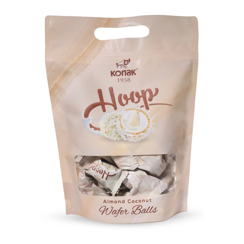 توپ نارگیلی با مغز بادام هوپ 250 گرم