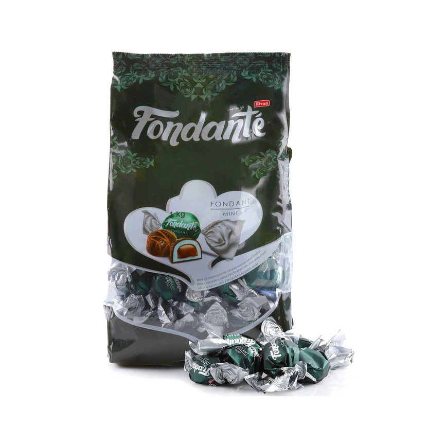 فوندانت شکلاتی مغزدار نعنایی 1000 گرم