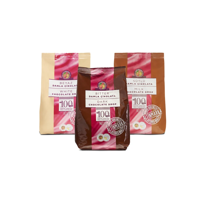 آلتینمارکا قطره‌های شکلات 1 کیلو (شیری/تلخ/سفید)