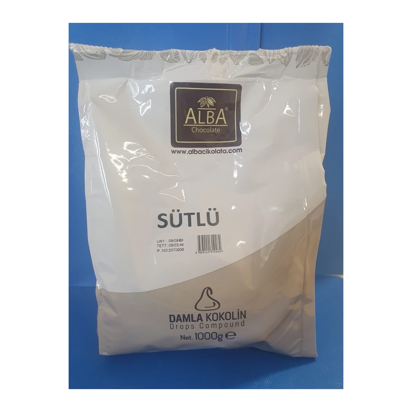 آلبا چیپس شکلات شیری 1000 گرم