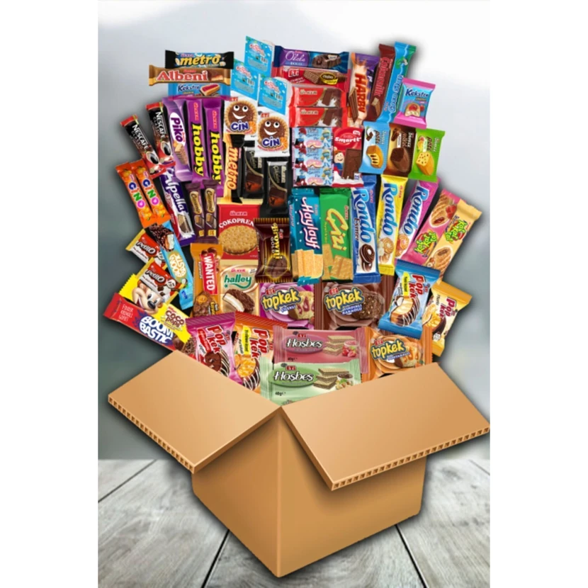 بسته 61 عددی شکلات و کیک دولو دولو اولکر