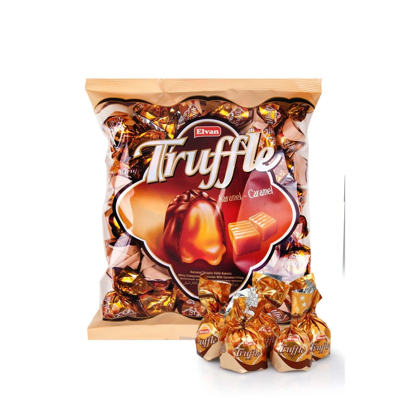 شکلات ترایفل کاراملی الوان 500 گرم