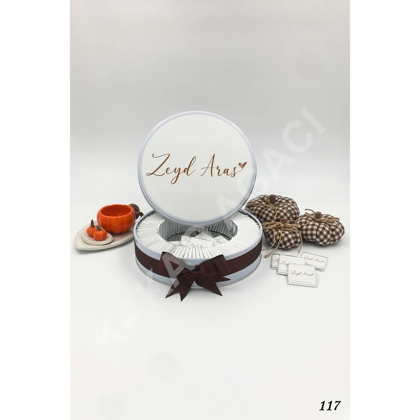 ۱۰۰ عدد شکلات نوزادی پسر/دختر کاکائو آغاجی