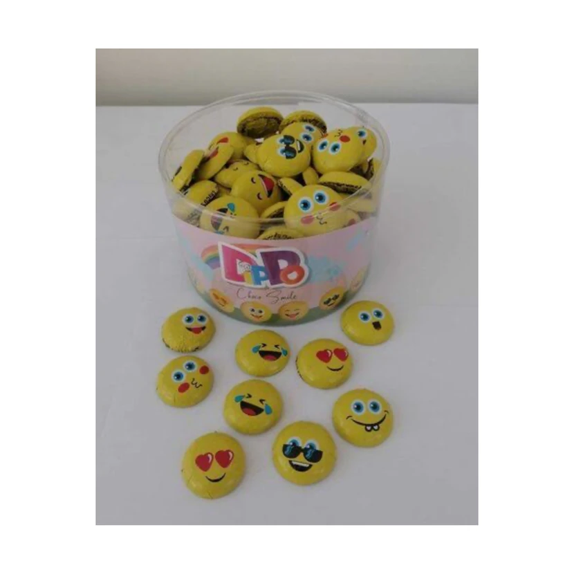 شکلات کنفیسری دیپو اسمایل 100 عددی طرح ایموجی