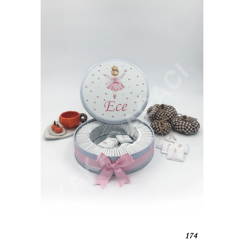 شکلات جشن نوزاد دختر 100 عدد – Kakao Ağacı