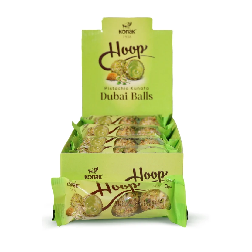 کنک هوپ توپ گوفرت پسته‌ای با کادایف 12 × 27 گرم