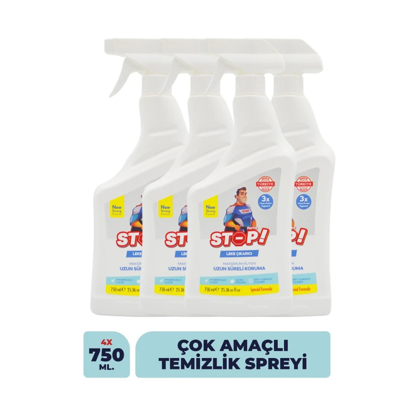 لکه‌بر استپ فورت مایع بسته 4 عددی 750 میلی‌لیتری