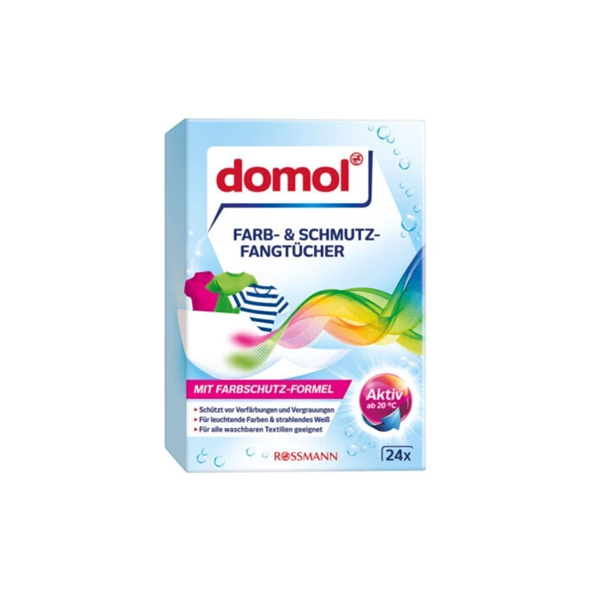 دستمال رنگ‌گیر و جذب‌کننده لکه دومول 24 عددی