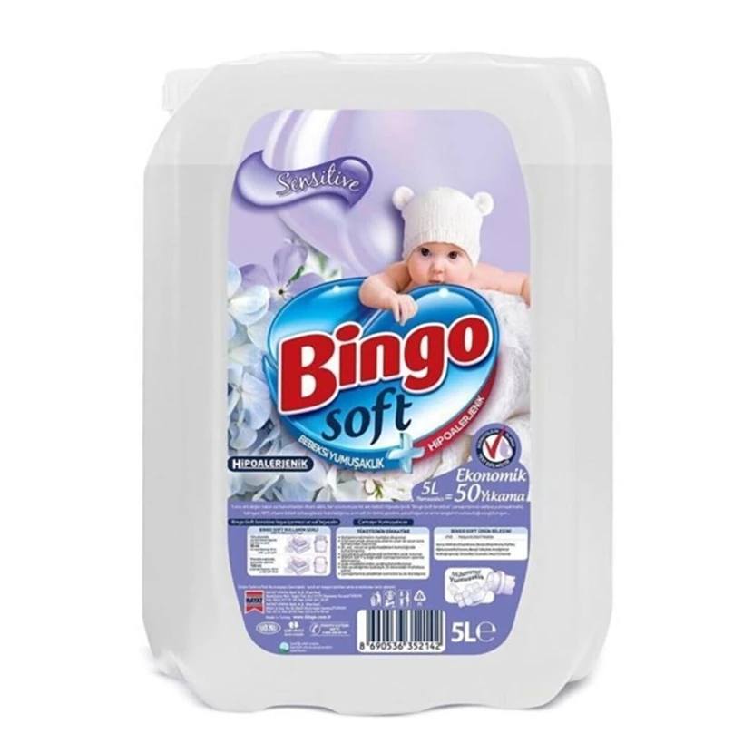 نرم‌کننده لباس بینگو حساس 5 لیتری