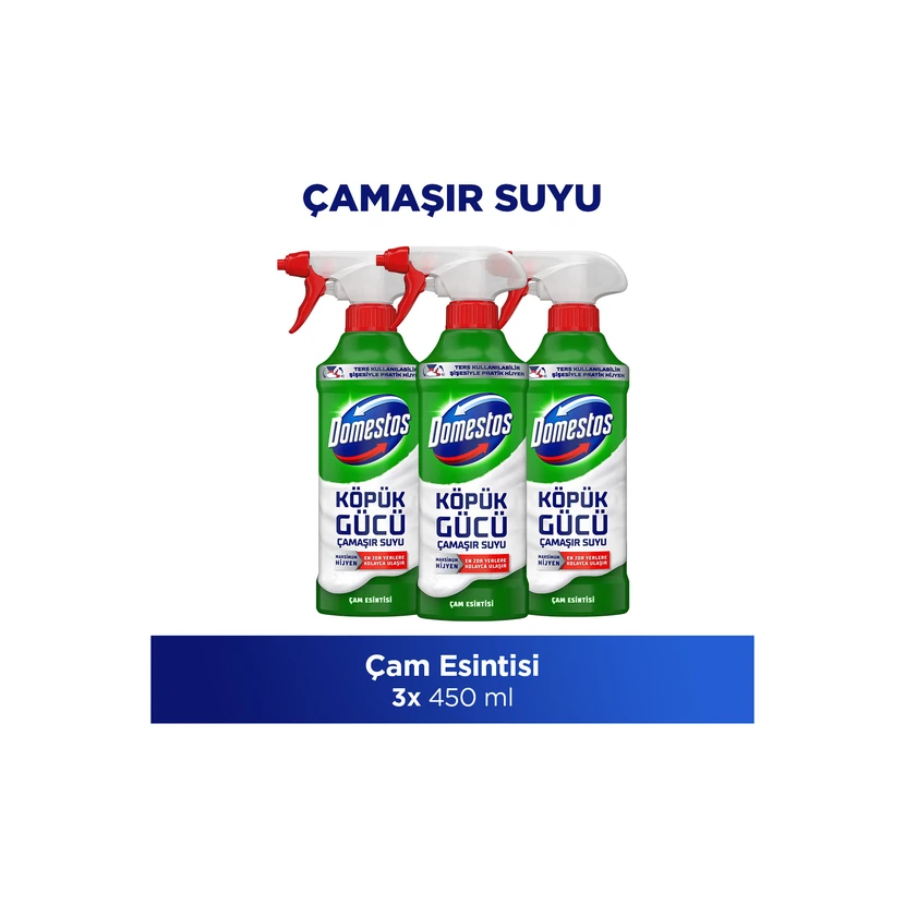 دومستوس سفیدکننده فومی بوی کاج 3×450 میلی‌لیتر