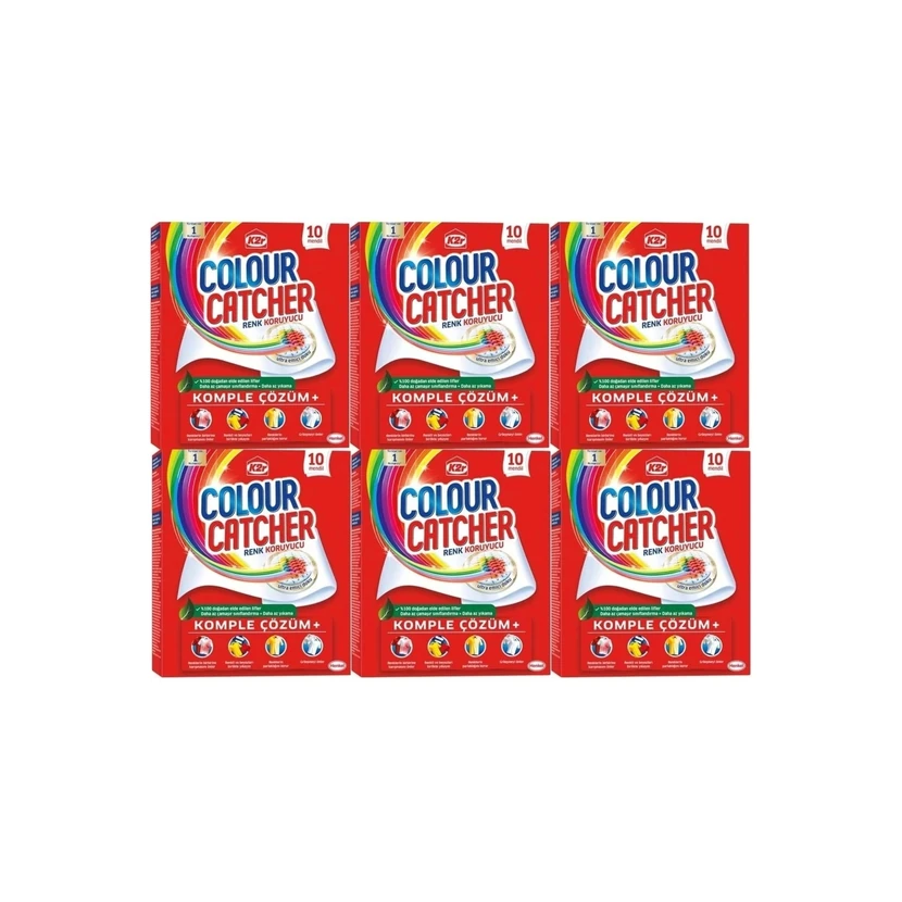 K2R دستمال محافظ رنگ 60 شستشو (بسته 6x10)