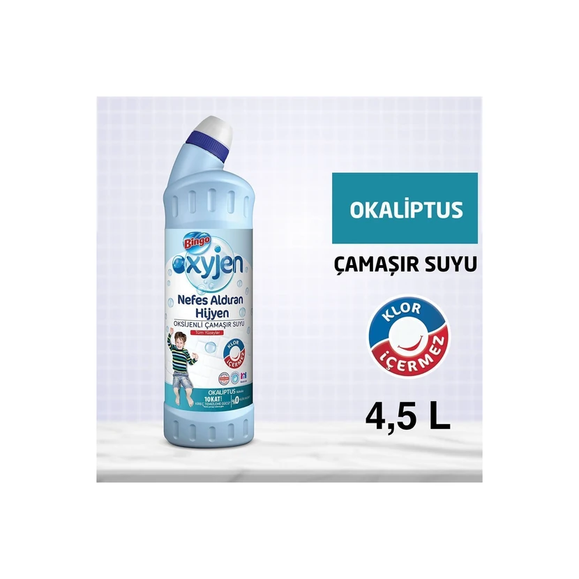 بینگو سفیدکننده اکسیژن اوکالیپتوس بسته اقتصادی 6 عددی 750 میلی‌لیتر