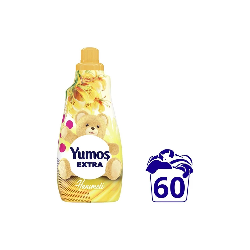نرم‌کننده لباس یوموش اکسترا 1440 میلی‌لیتر (هانیملی)