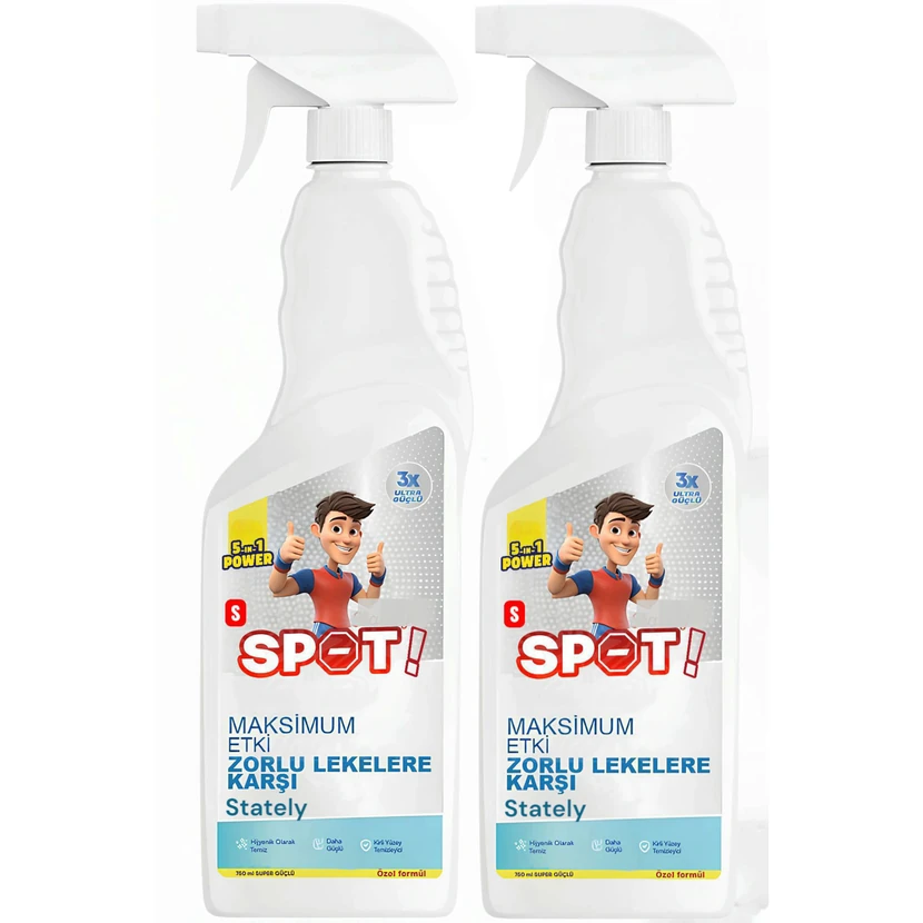 استیتلی لکه‌بر مایع قوی 2 عددی 750 میلی‌لیتر