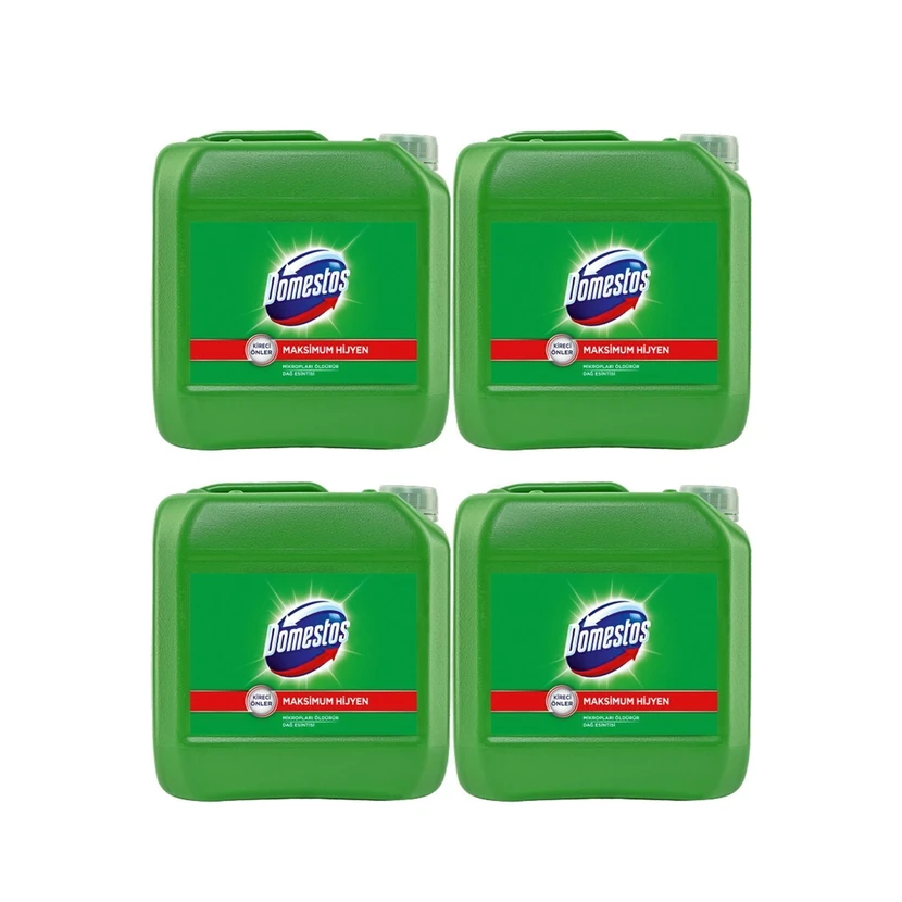 دومستوس سفیدکننده لباس 3.24 لیتری رایحه طراوت شیشه‌ای (بسته 4 عددی)