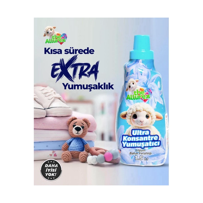 نرم‌کننده لباس آلورکس رایحه لیلیوم 1500 میلی‌لیتر